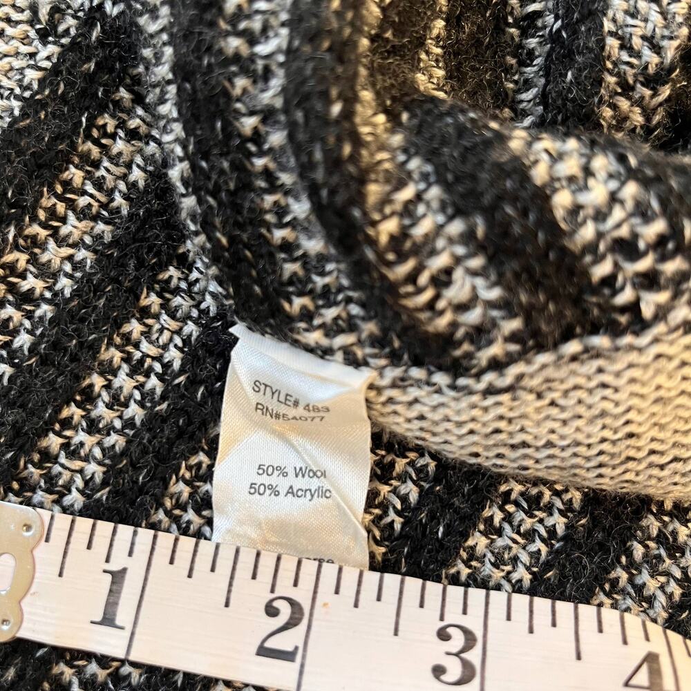 Cabi Patchwork Circle Cocoon Sweater Size Medium … - image 6